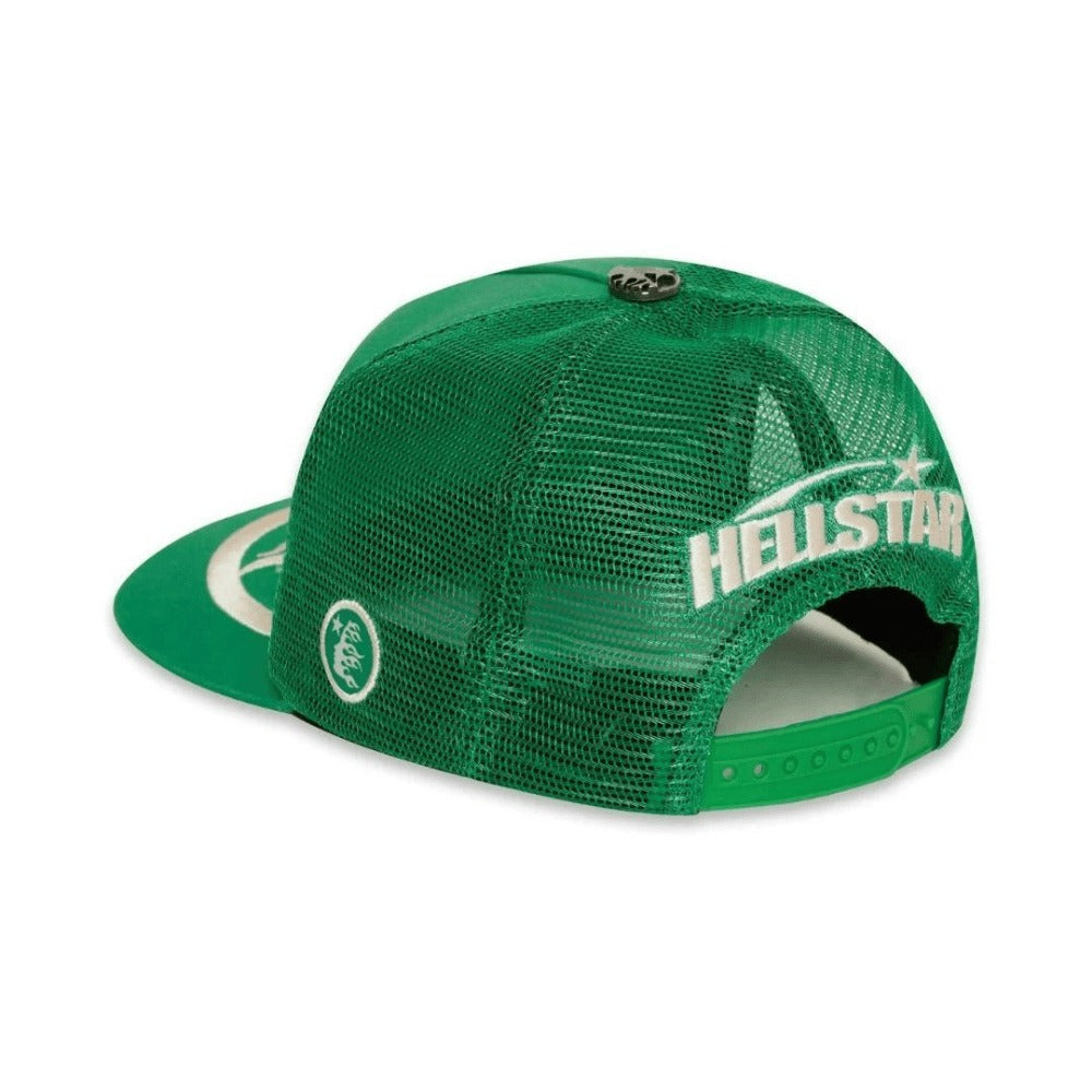 Boné Hellstar Trucker Big Logo Green