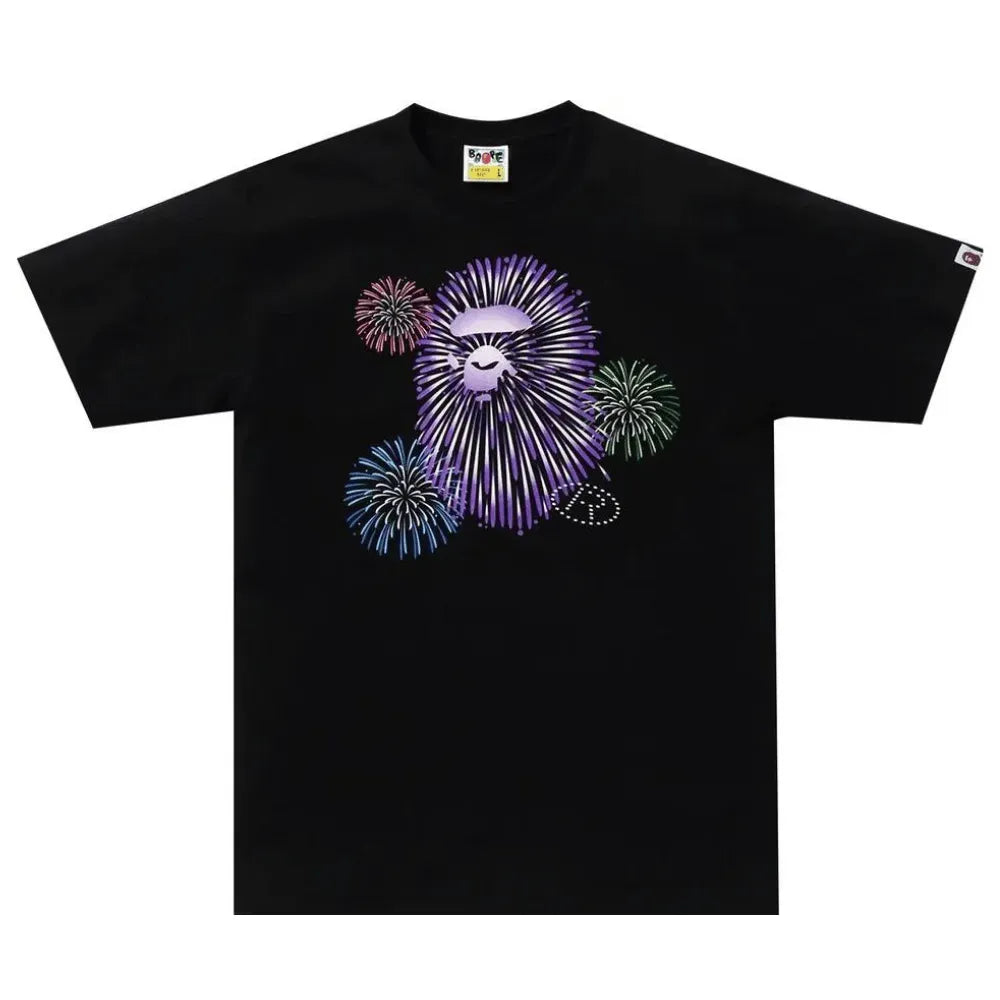 BAPE Ape Head Firework #2 Tee (Black)