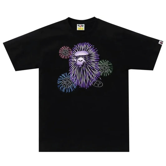 BAPE Ape Head Firework #2 Tee (Black)