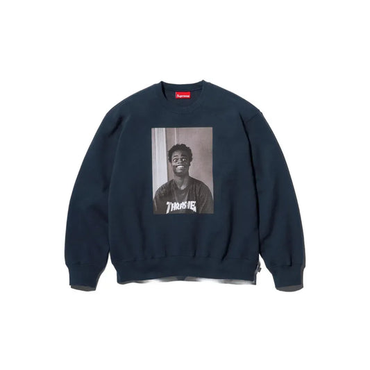 Thrasher x Supreme Crewneck Navy