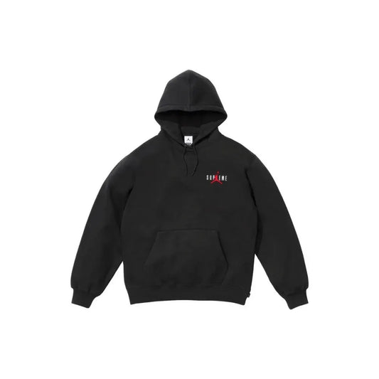 Supreme x Jordan Moletom Hooded Black