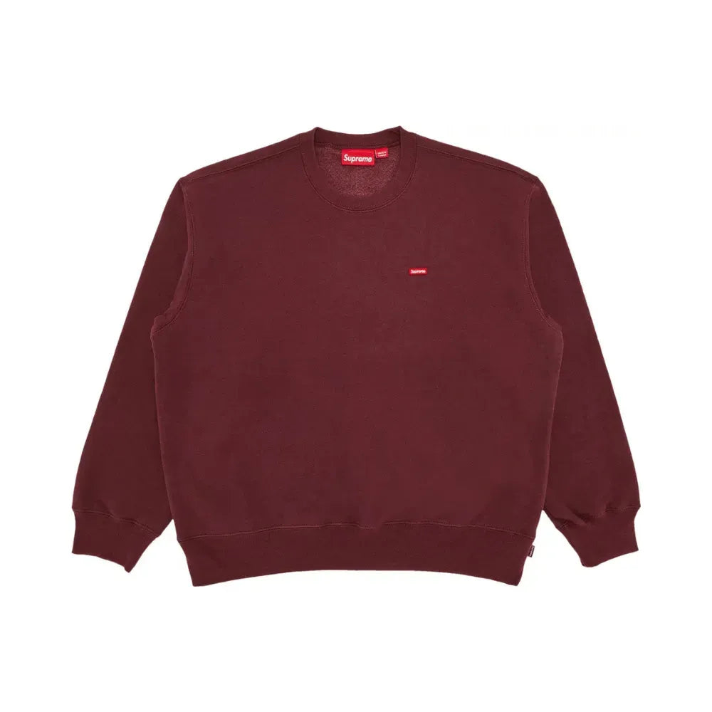 Crewneck Supreme Small Box Maroon