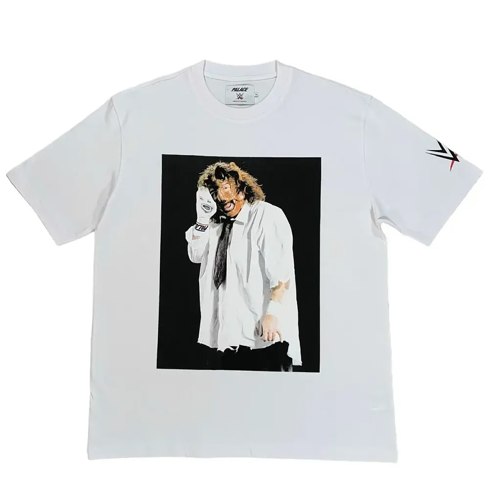 WWE x Palace Mankind Sock T-Shirt White