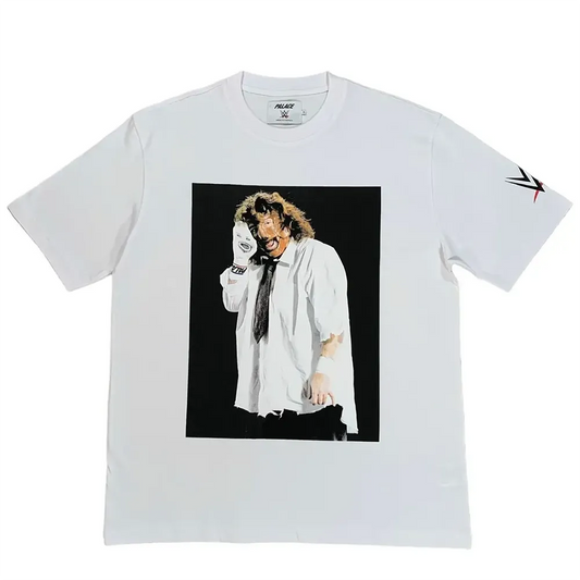WWE x Palace Mankind Sock T-Shirt White