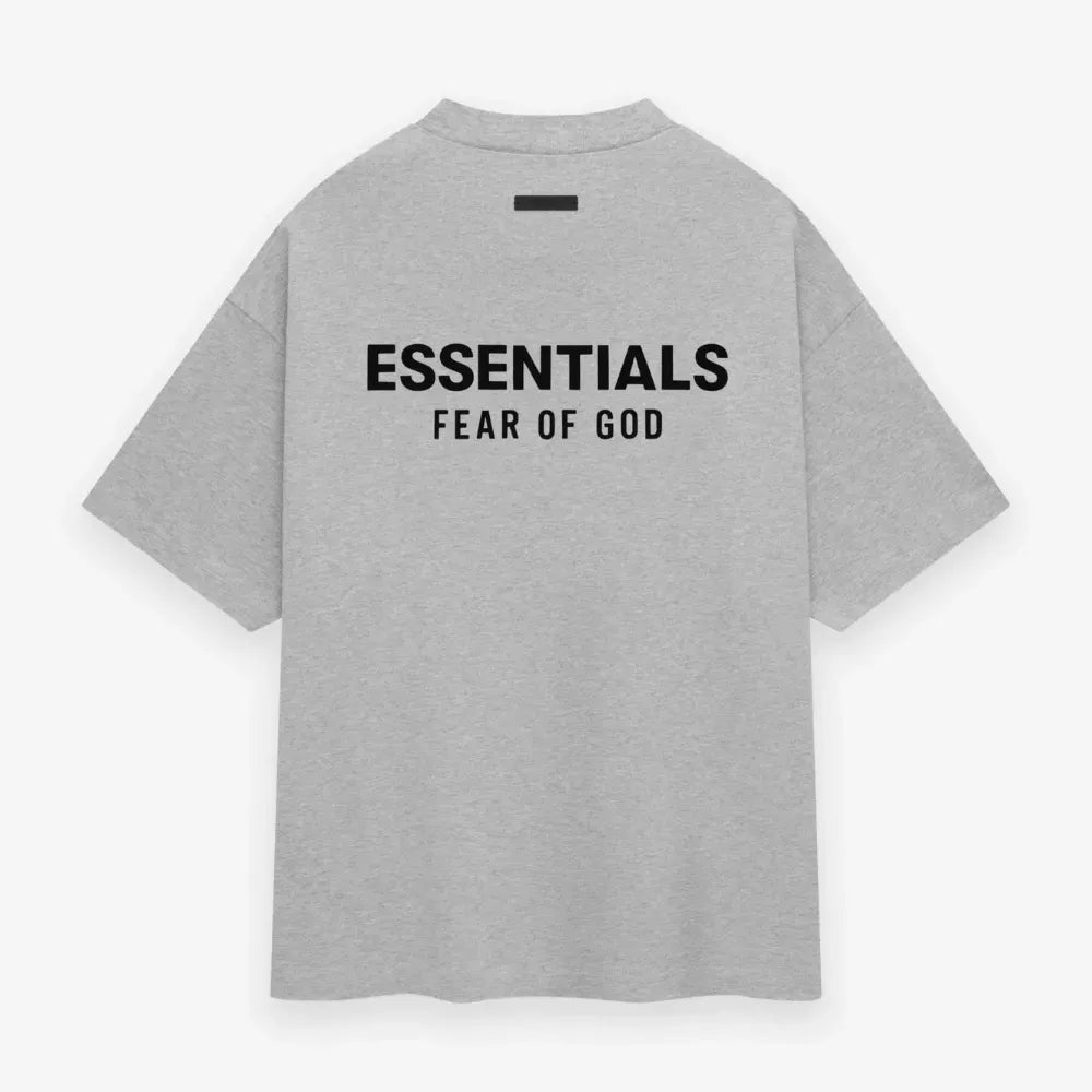Fear of God Essentials Jersey Crewneck Tee (Light Heather Gray)