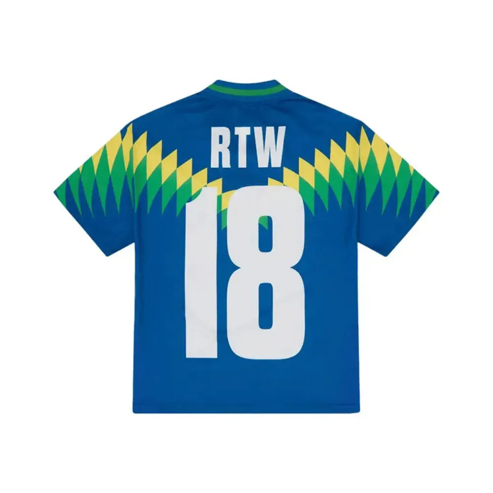 Camiseta Corteiz Club America Jersey Brasil Blue