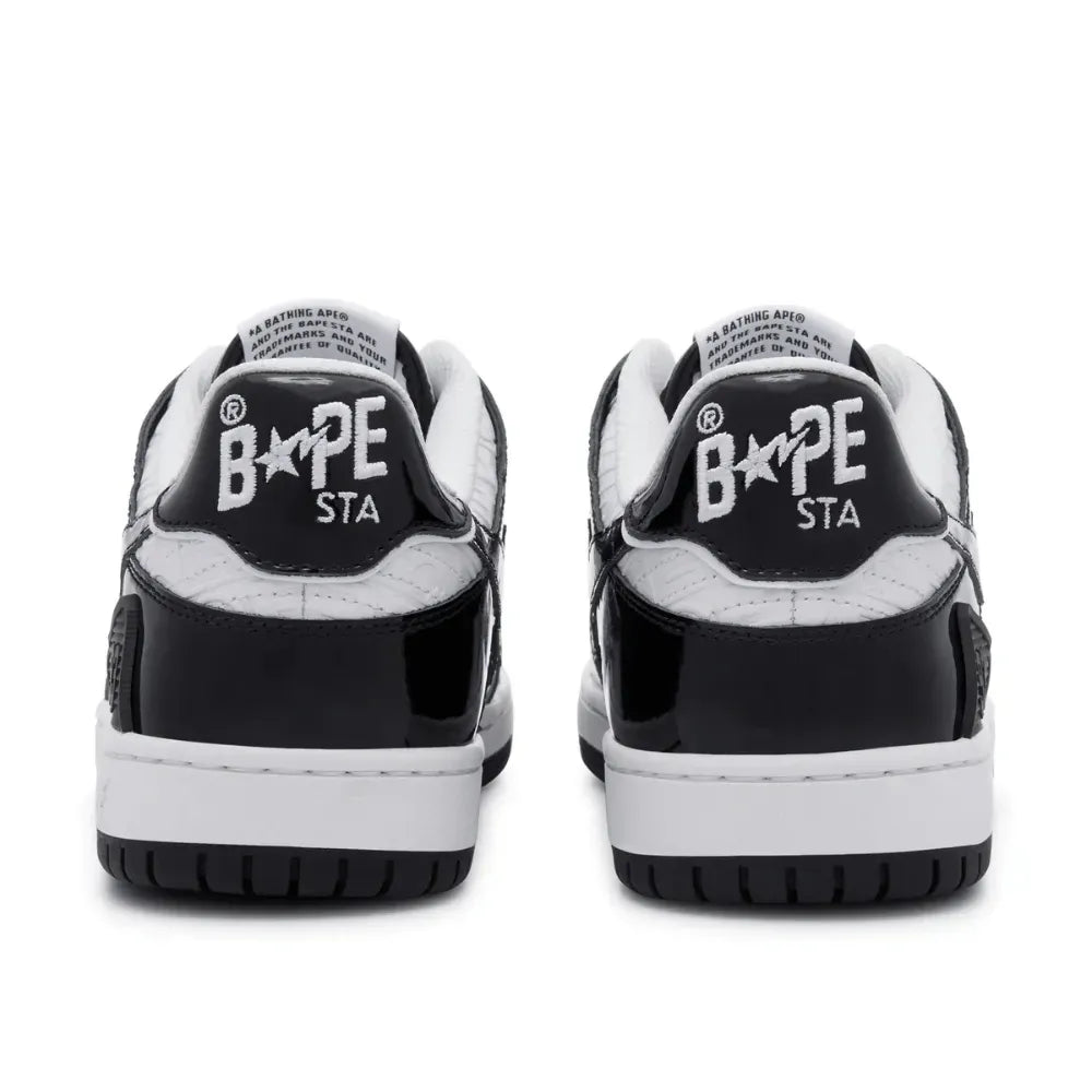 BAPE SK8 Sta Low (Black/White)
