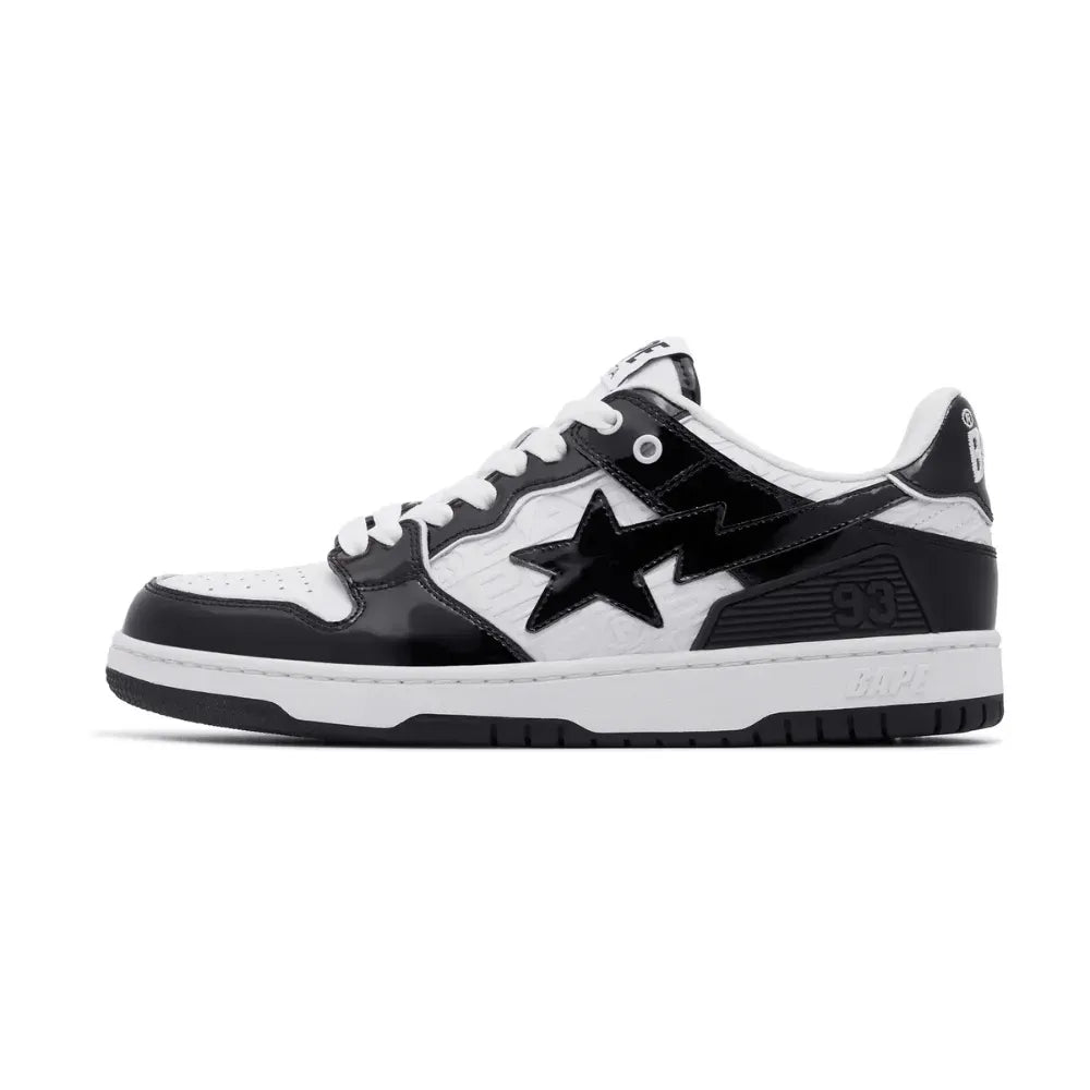 BAPE SK8 Sta Low (Black/White)