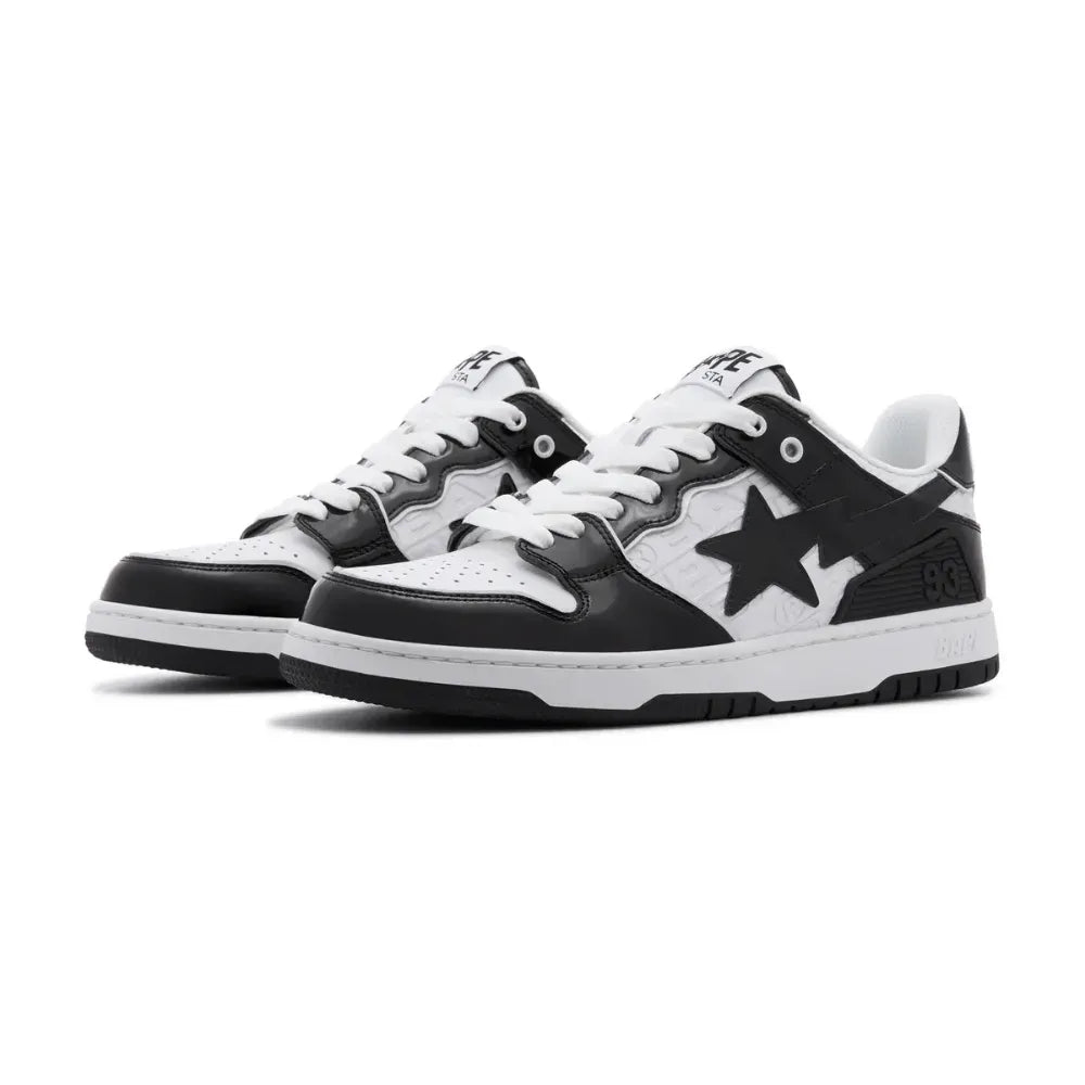 BAPE SK8 Sta Low (Black/White)