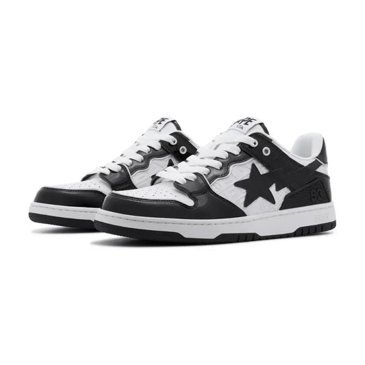 BAPE SK8 Sta Low (Black/White)