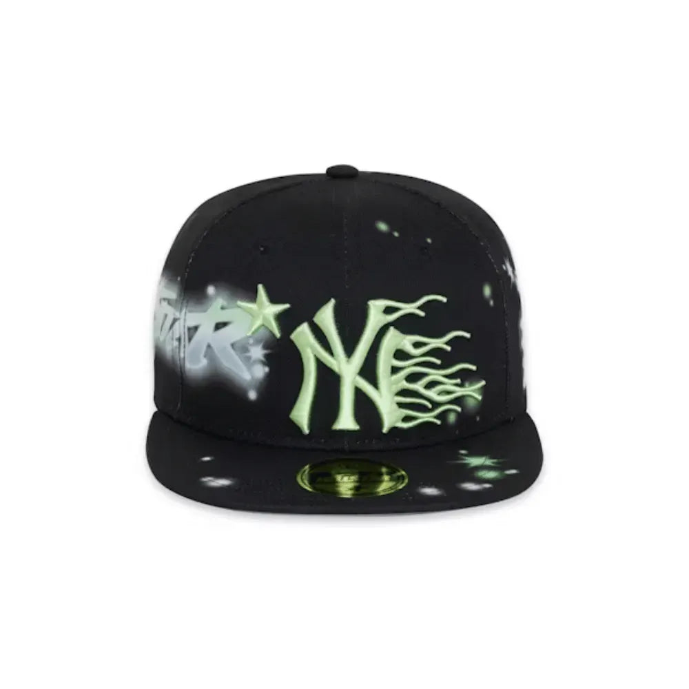 Boné Hellstar NY Snapback Graffiti Black Neon