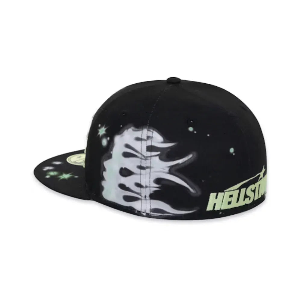 Boné Hellstar NY Snapback Graffiti Black Neon