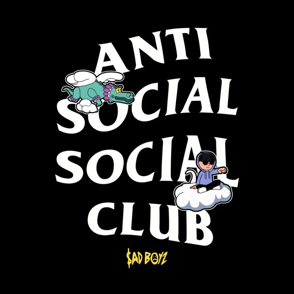 SADBOYZ x Anti Social Social Club Musica Hoodie (Black)