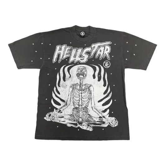Camiseta Hellstar Inner Peace Short Sleeve Black