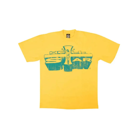Camiseta Hellstar Jesus Emblem Yellow