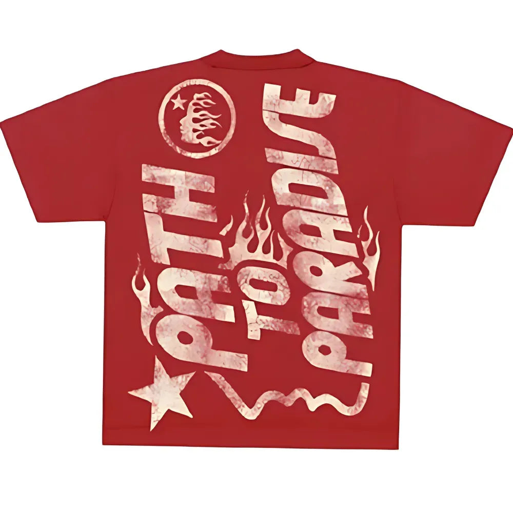 Camiseta Hellstar Jesus Emblem Red