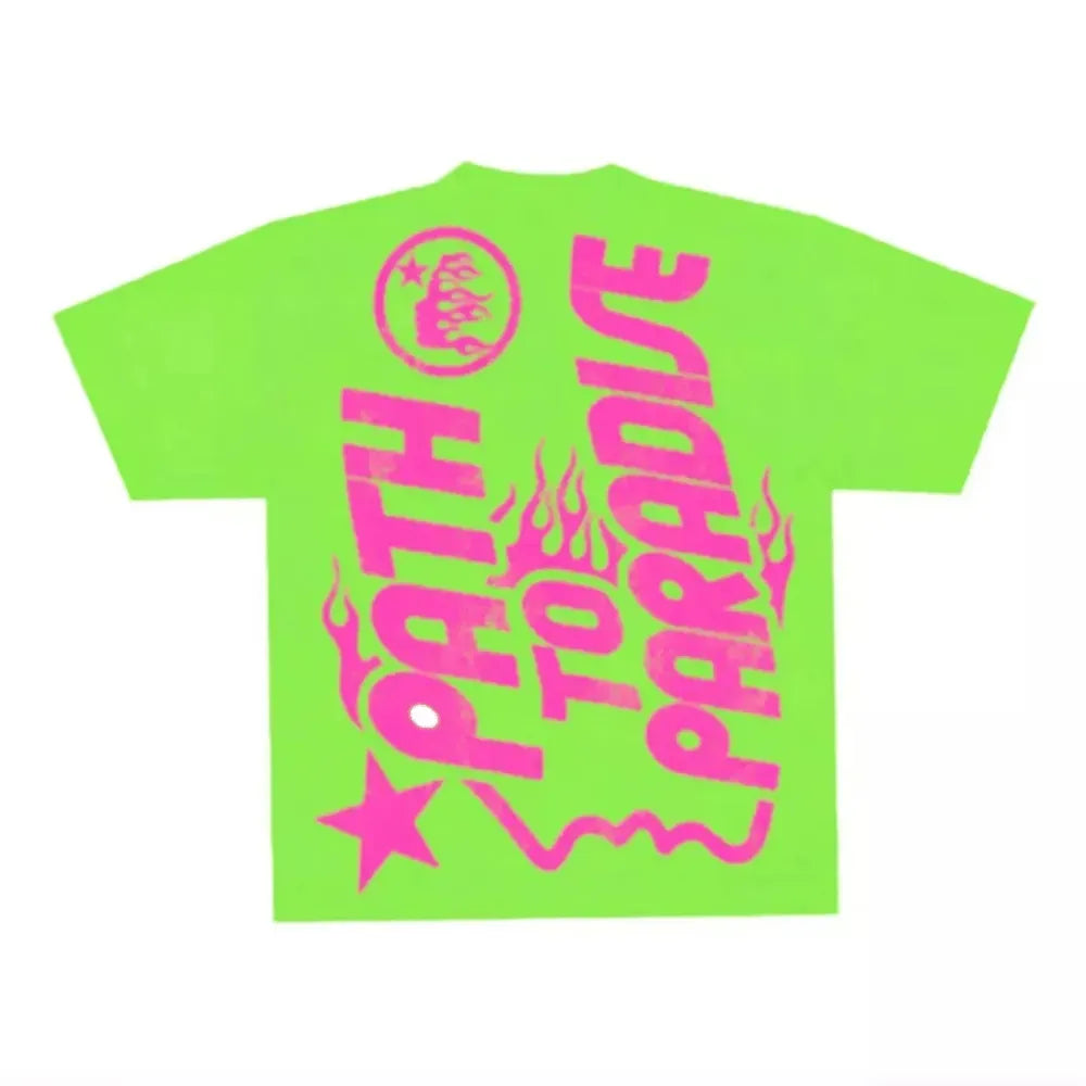 Camiseta Hellstar Jesus Emblem Green