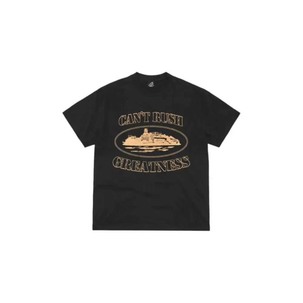 Central Cee x Corteiz Camiseta Can't Rush Greatness Black