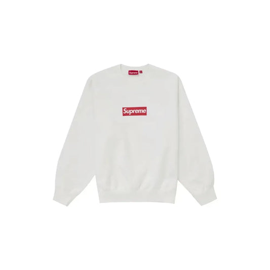 Crewneck Supreme Washed Box Logo White