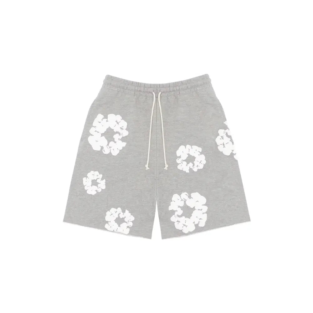 Denim Tears The Cotton Wreath Shorts (Grey)