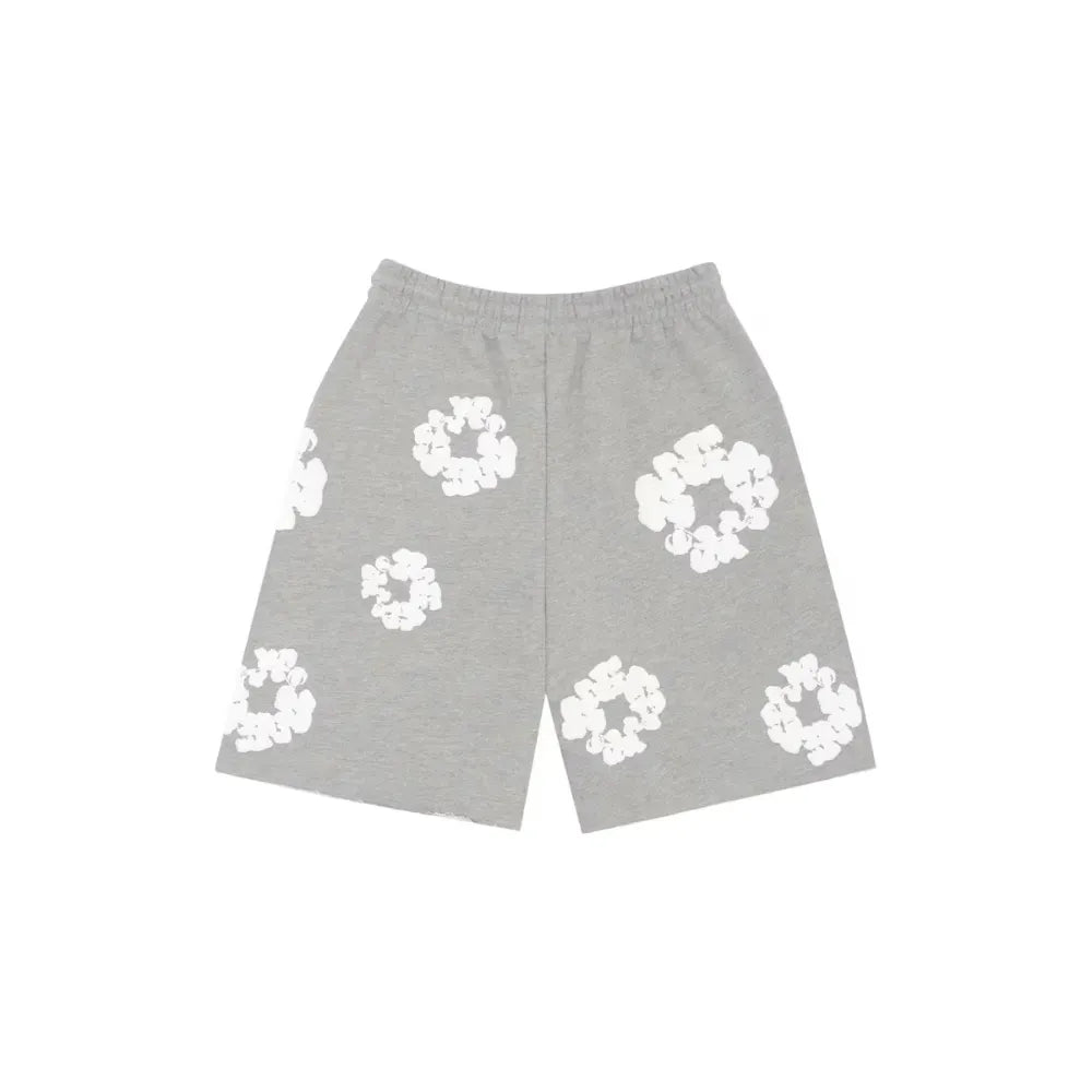 Denim Tears The Cotton Wreath Shorts (Grey)
