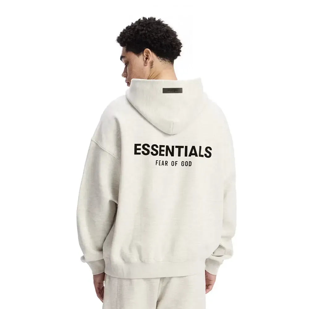 Fear of God Essentials Hoodie (Light Oatmeal)