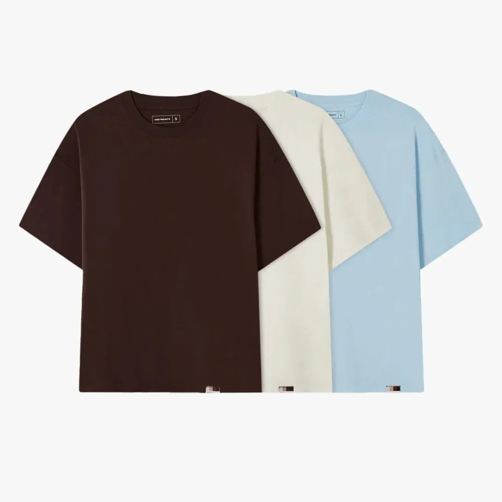 Camiseta Nude Project Basic Brand Palette 3xPack