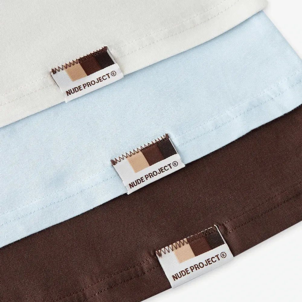 Camiseta Nude Project Basic Brand Palette 3xPack