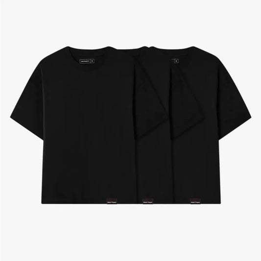 Camiseta Nude Project Basic 3Xpack Black