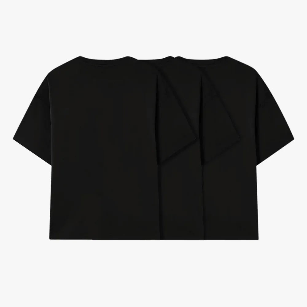 Camiseta Nude Project Basic 3Xpack Black