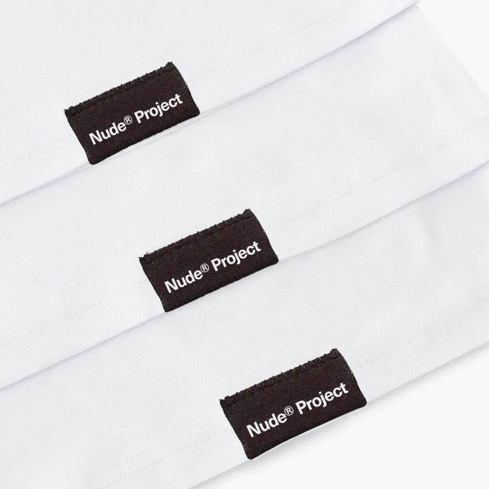 Camiseta Nude Project Basic 3Xpack White