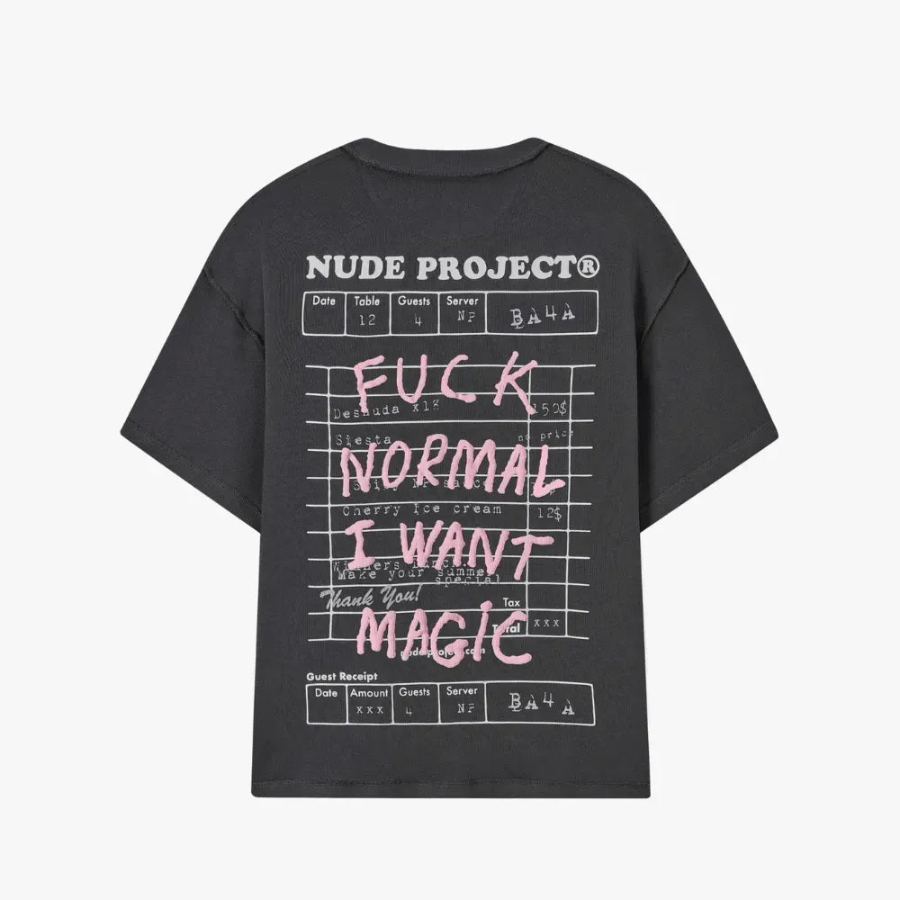 Camiseta Nude Project Fuck Normal Ash