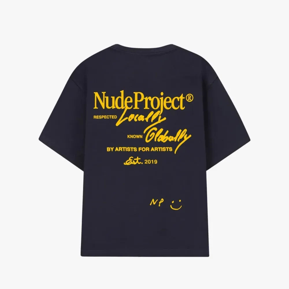 Camiseta Nude Project Global Soon Navy