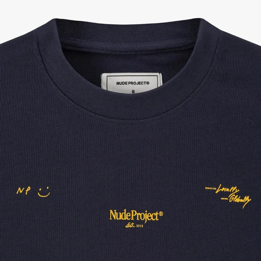 Camiseta Nude Project Global Soon Navy