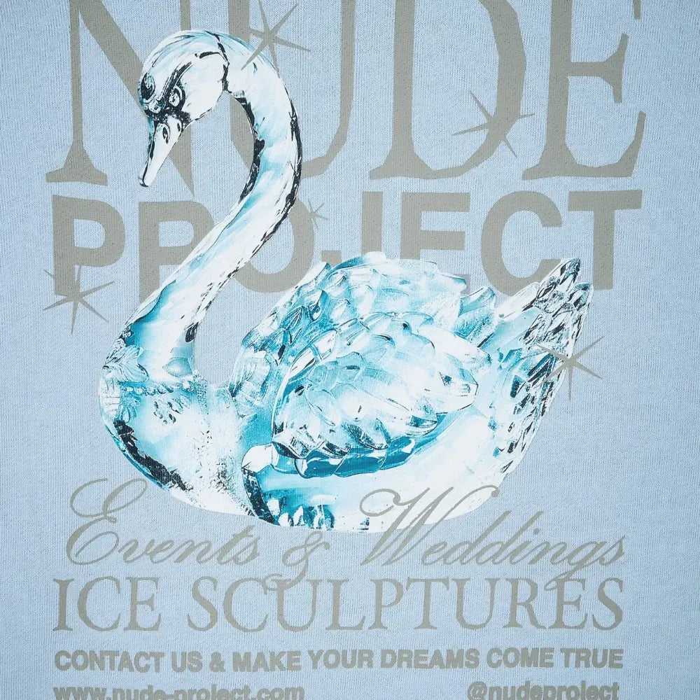 Moletom Nude Project Sculpture Light Blue