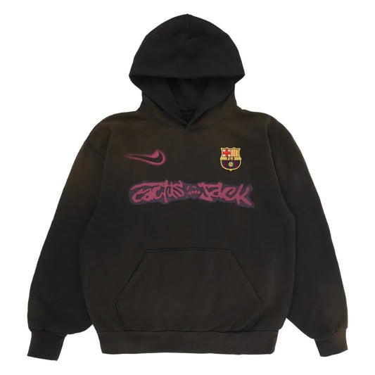 Travis Scott x Nike Moletom FC Barcelona Spray Logo