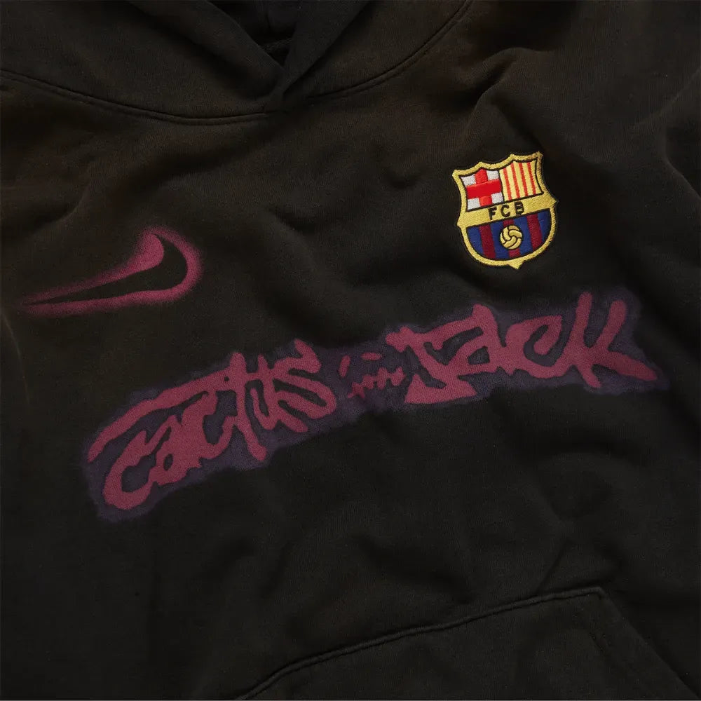 Travis Scott x Nike Moletom FC Barcelona Spray Logo