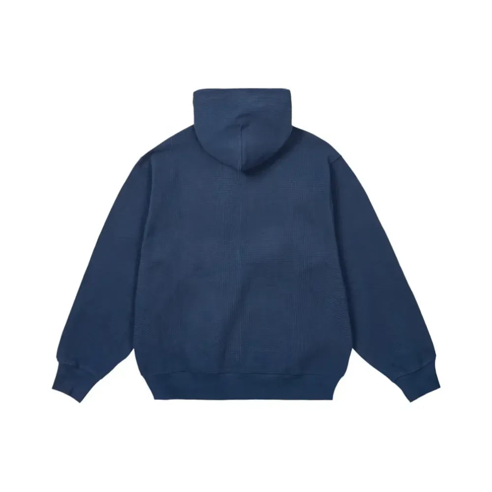 Moletom Palace Stamp Waffle Zip Hood Navy
