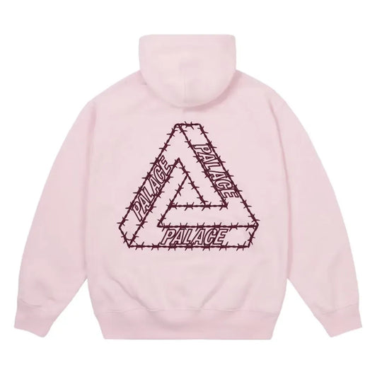 Moletom Palace Barbed Tri-Ferg Hood Lush Flush Pink