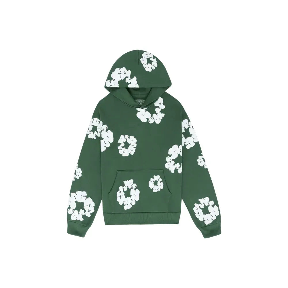 Denim Tears The Cotton Wreath Hoodie (Green)