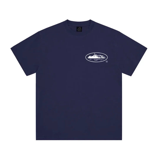 Camiseta Corteiz OG Island Navy