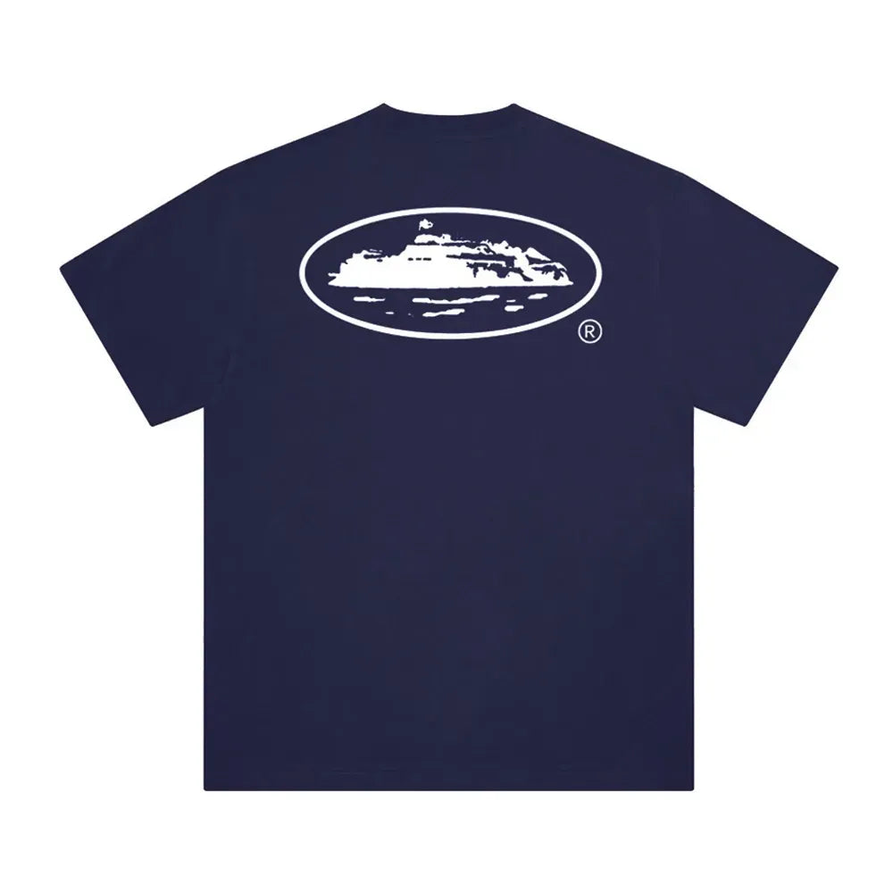 Camiseta Corteiz OG Island Navy