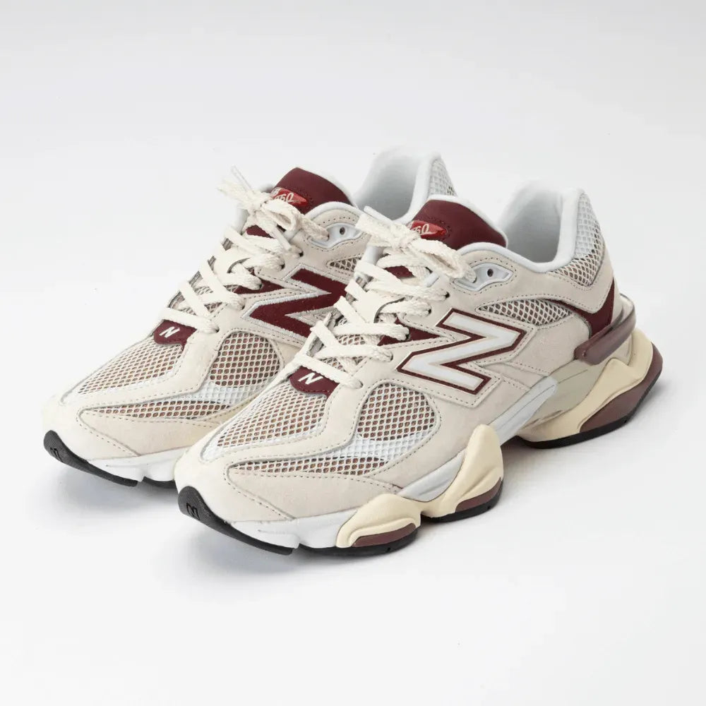 New Balance 9060 Linen Burgundy