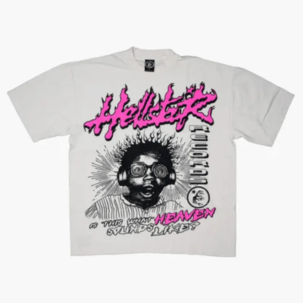 Camiseta Hellstar Sounds Like Heaven White