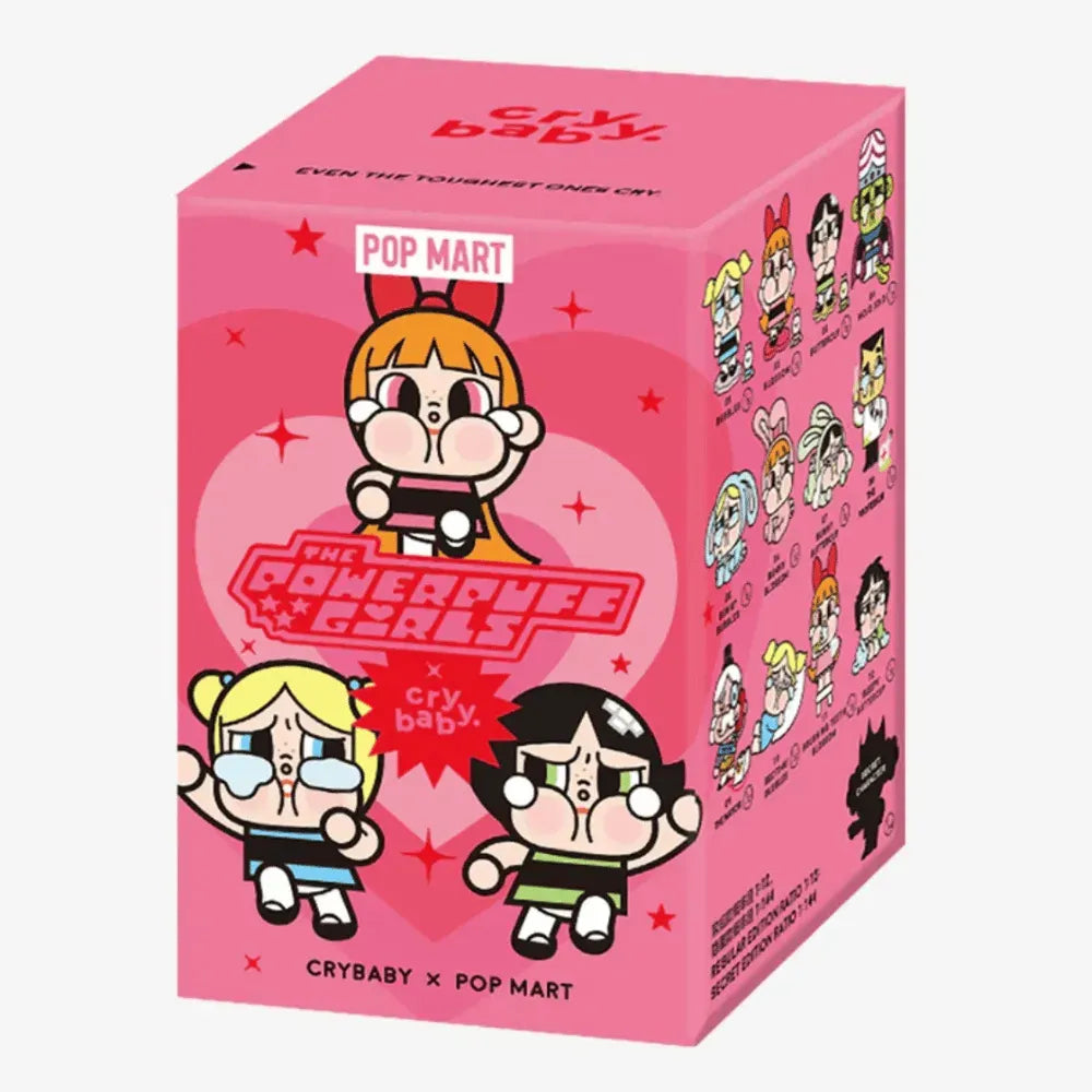 Powerpuff Girls x Pop Mart CryBaby Series Vinyl Blind Single Box