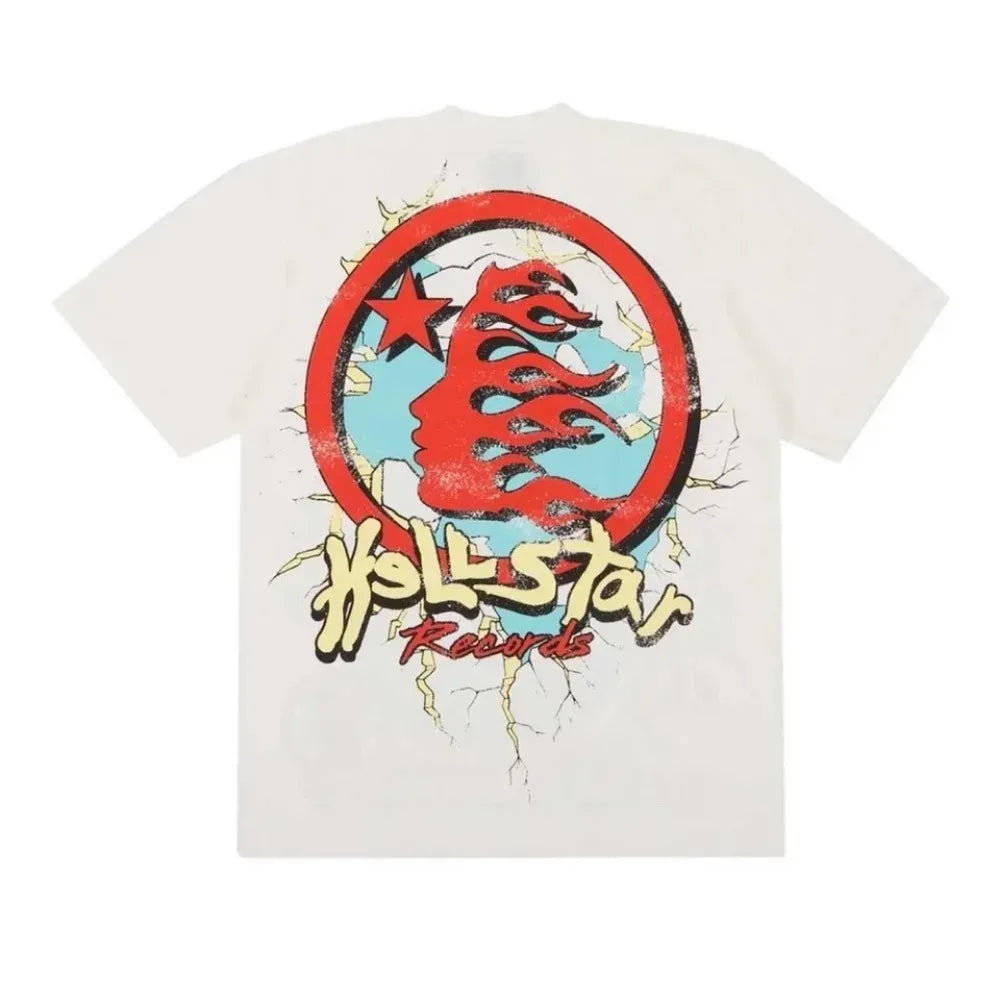 Camiseta Hellstar Records Heaven On Earth White