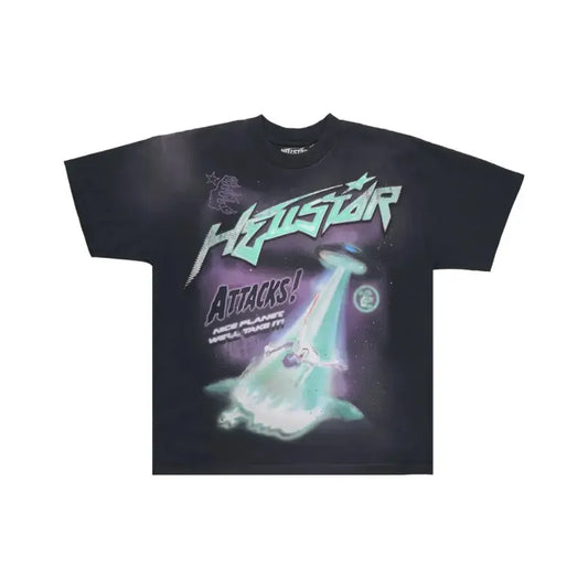 Camiseta Hellstar Attacks Black Green