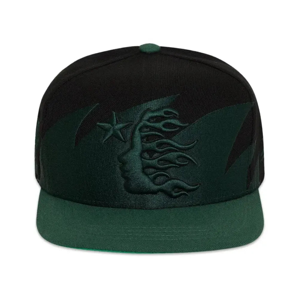 Boné Hellstar Sharkteeth Snapback Black Green