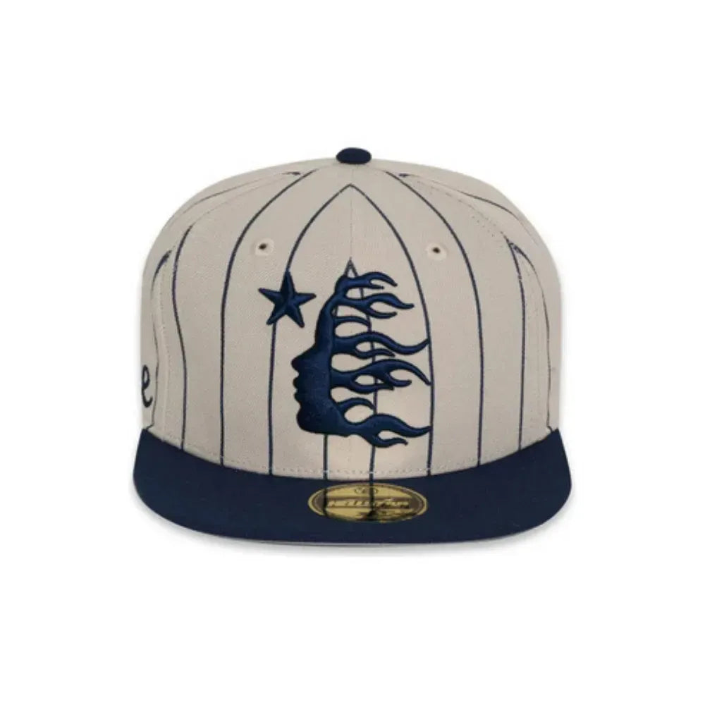 Boné Hellstar Path To Paradise Pinstripe Baseball Fitted Grey Navy