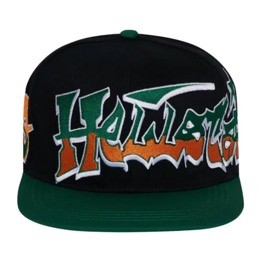Boné Hellstar Records Snapback Green Black